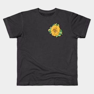 Yellow Rose Kids T-Shirt